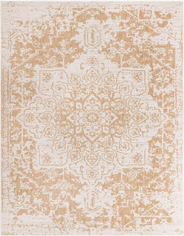 Beige Easy-Clean Jill Zarin Dubai Indoor / Outdoor Rug