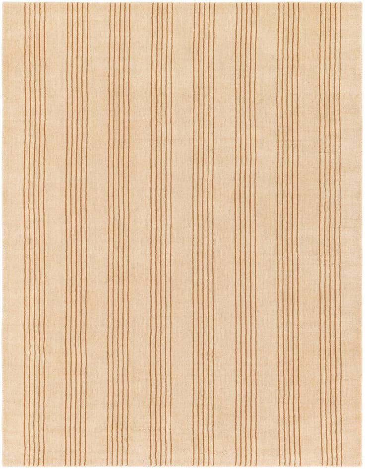 Detail image of 4' 1 x 6' 1 Jill Zarin Striped Wool Rug