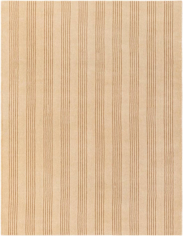 Detail image of 5' 1 x 8' Jill Zarin Striped Wool Rug