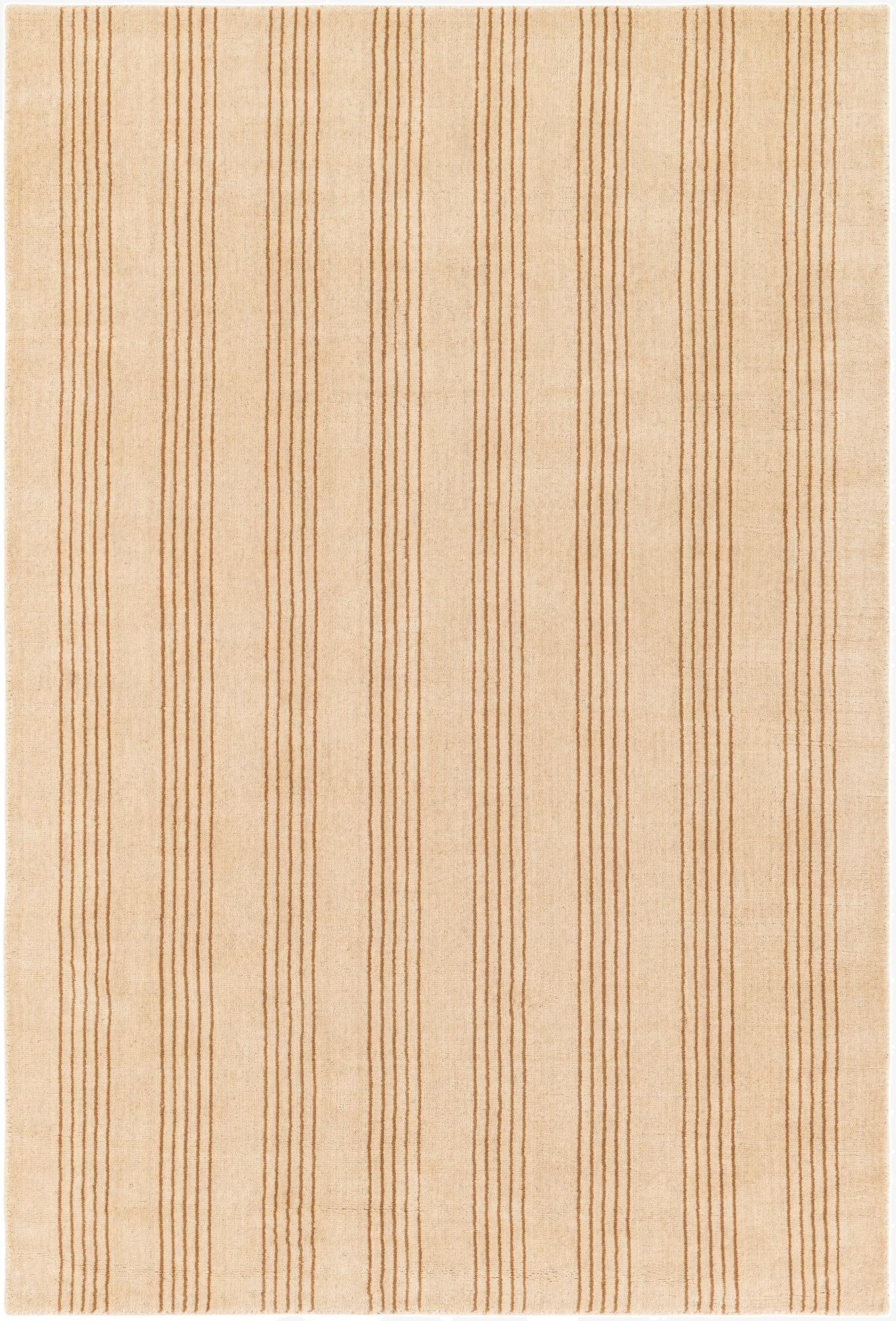 4' 1 x 6' 1 Jill Zarin Striped Wool Rug