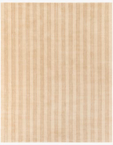 Beige Jill Zarin Striped Wool Rug