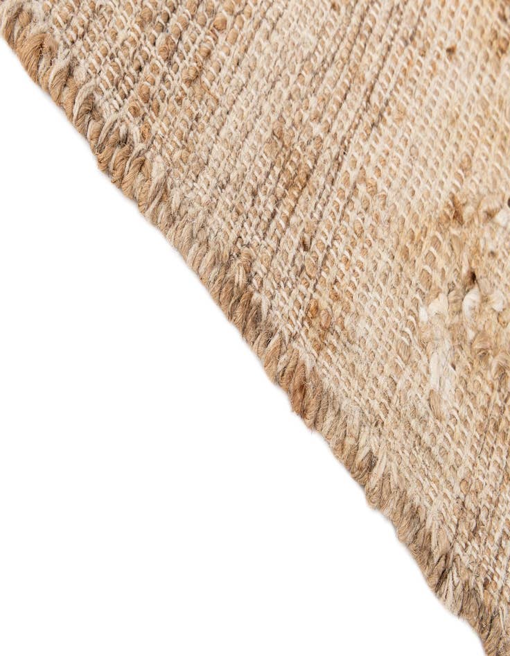 Detail image of 4' 1 x 6' 3 Hand Woven Kala Handwoven Jute Rug