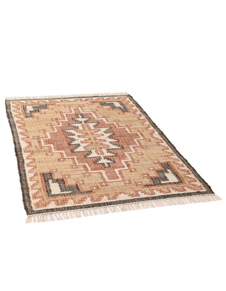 Detail image of 4' 4 x 6'  Hand Woven Kala Handwoven Jute Rug