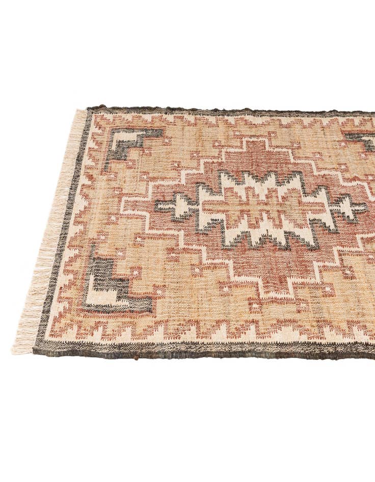 Detail image of 4' 4 x 6'  Hand Woven Kala Handwoven Jute Rug