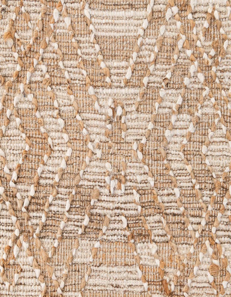 Detail image of 4' 2 x 5' 11  Hand Woven Kala Handwoven Jute Rug