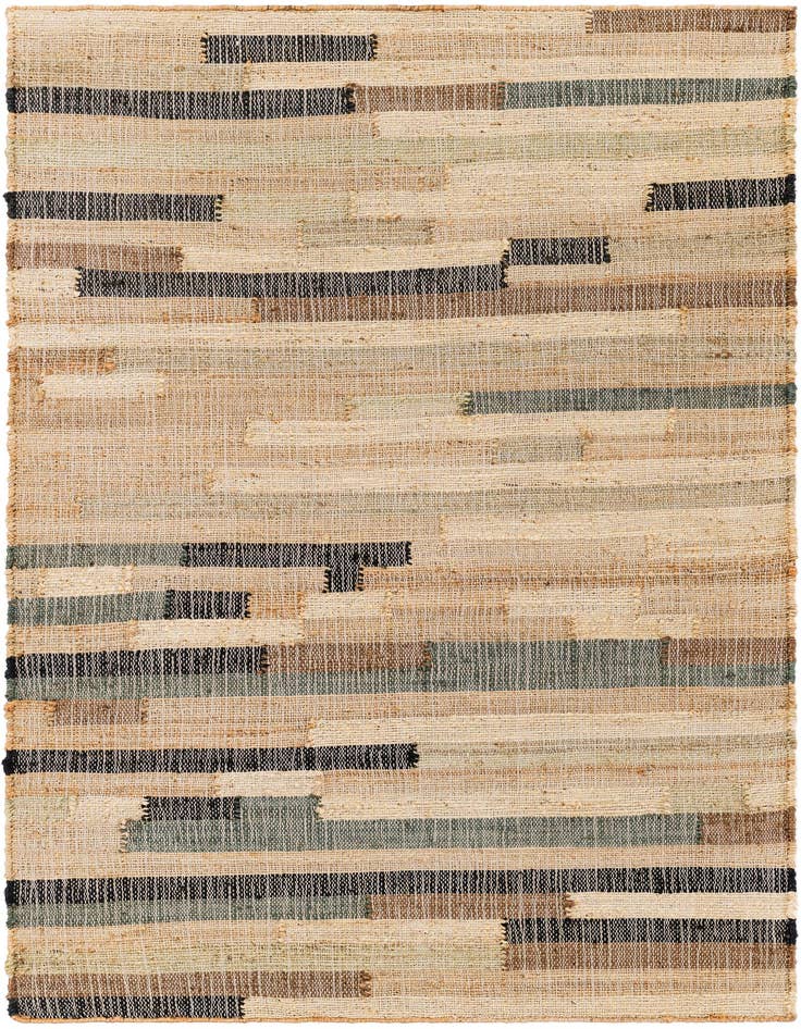 Detail image of 4' x 5' 8 Hand Woven Kala Handwoven Jute Rug