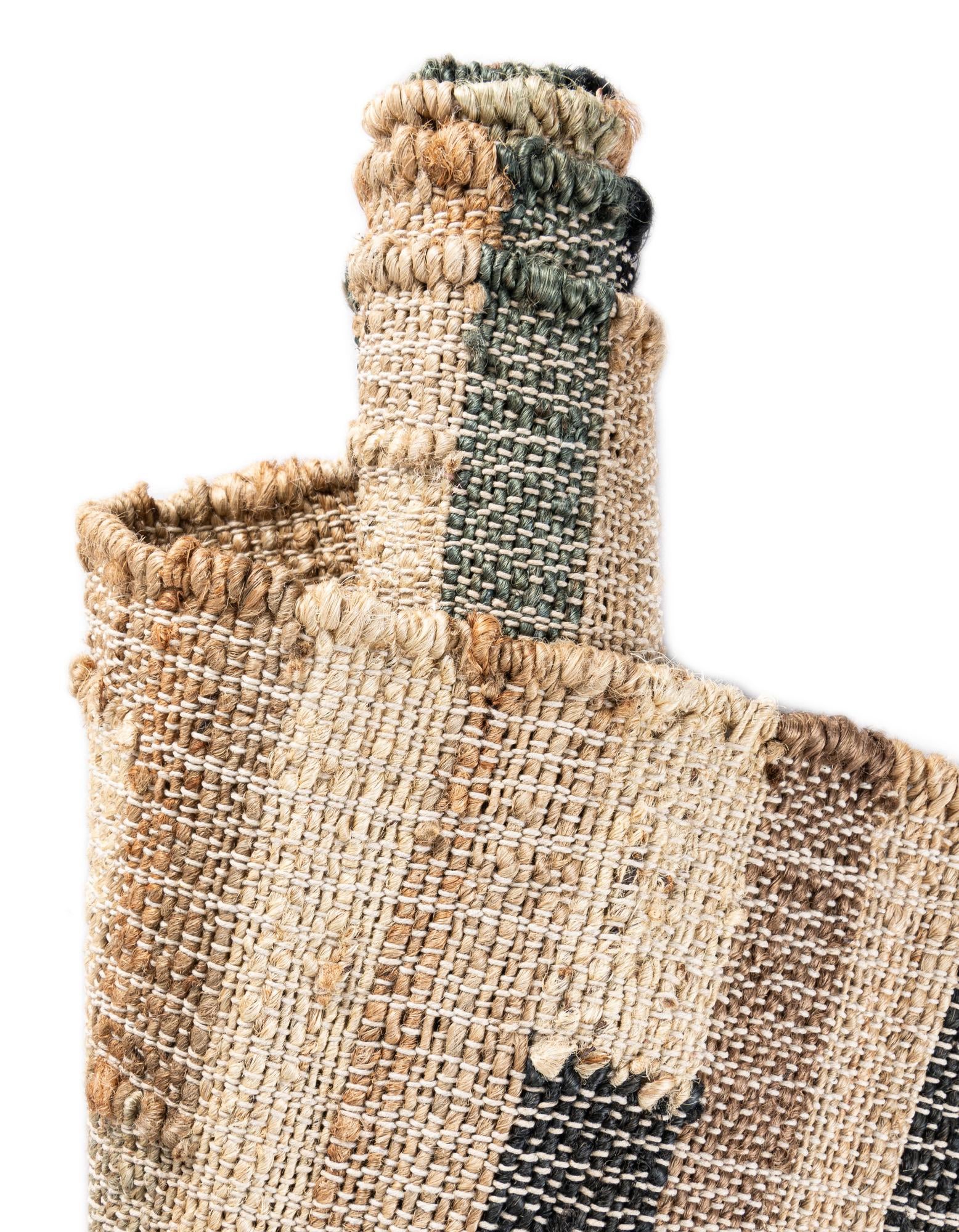 5' 1 x 8' Hand Woven Kala Handwoven Jute Rug