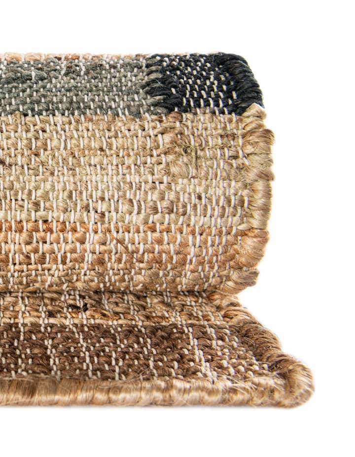 2' x 3' 1 Hand Woven Kala Handwoven Jute Rug