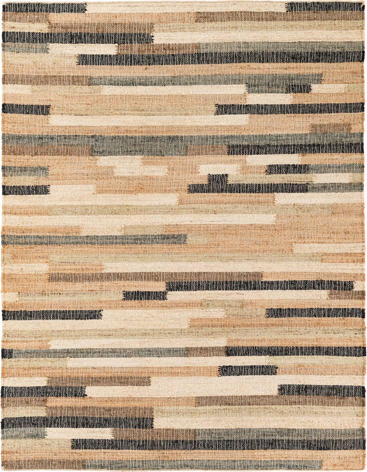 Detail image of 5' 1 x 8' Hand Woven Kala Handwoven Jute Rug