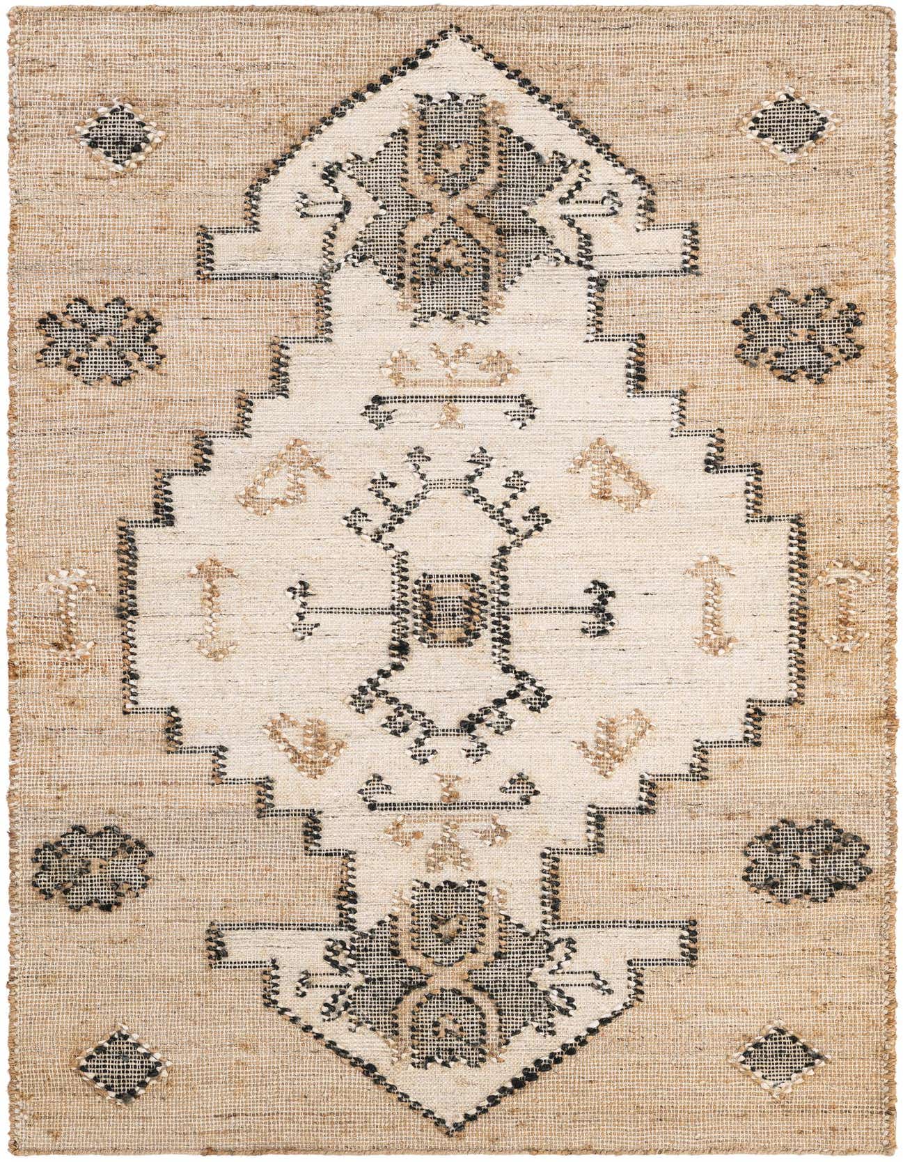 4' 1 x 6' 1 Hand Woven Kala Handwoven Jute Rug