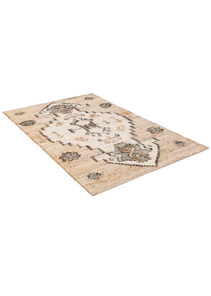 4' 1 x 6' 1 Hand Woven Kala Handwoven Jute Rug