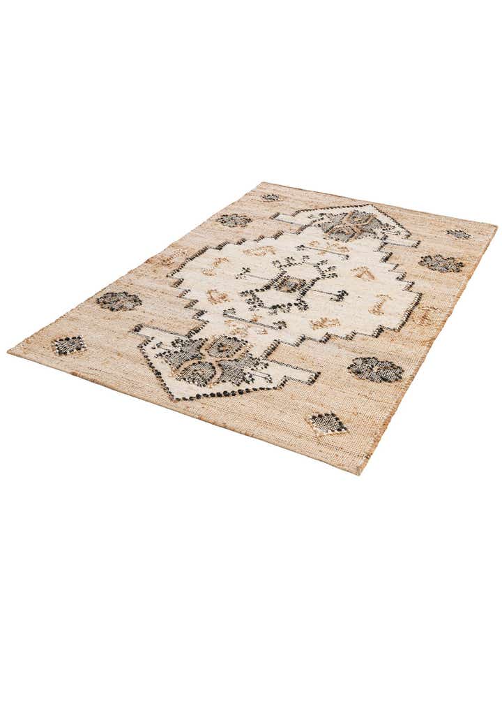 4' 1 x 6' 1 Hand Woven Kala Handwoven Jute Rug