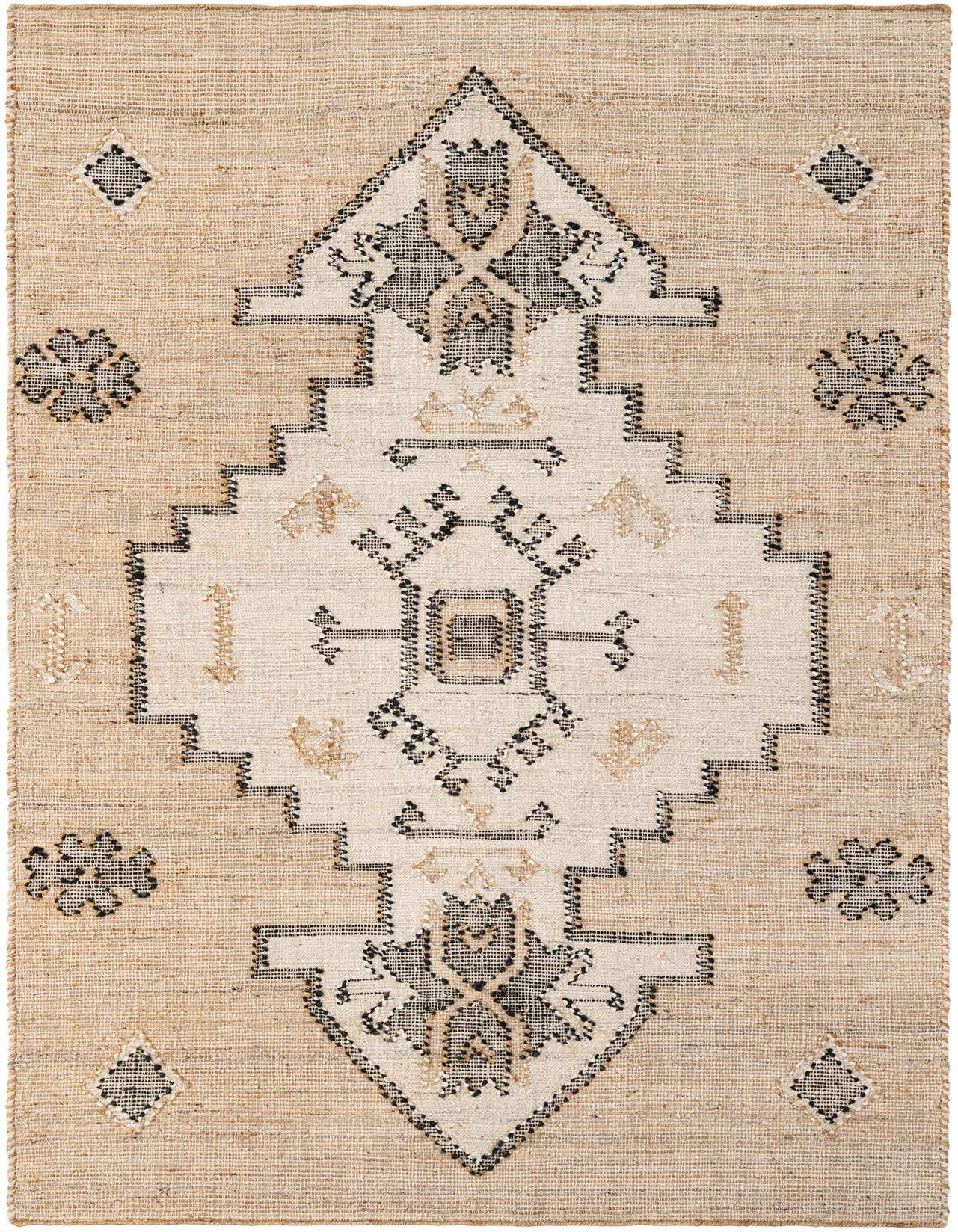 5' 1 x 8' Hand Woven Kala Handwoven Jute Rug