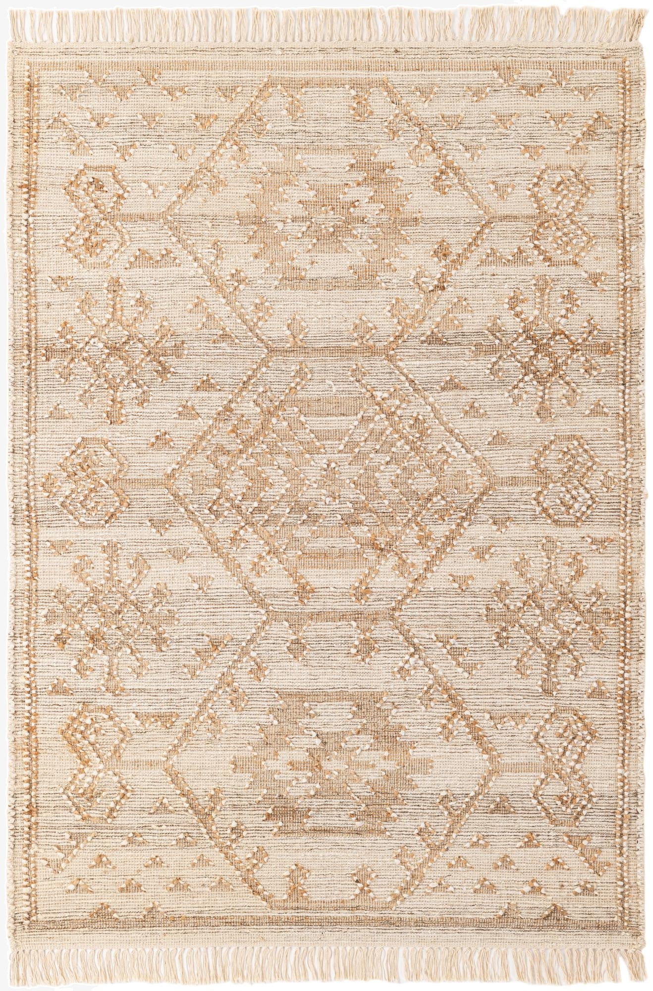 4' 2 x 5' 11  Hand Woven Kala Handwoven Jute Rug