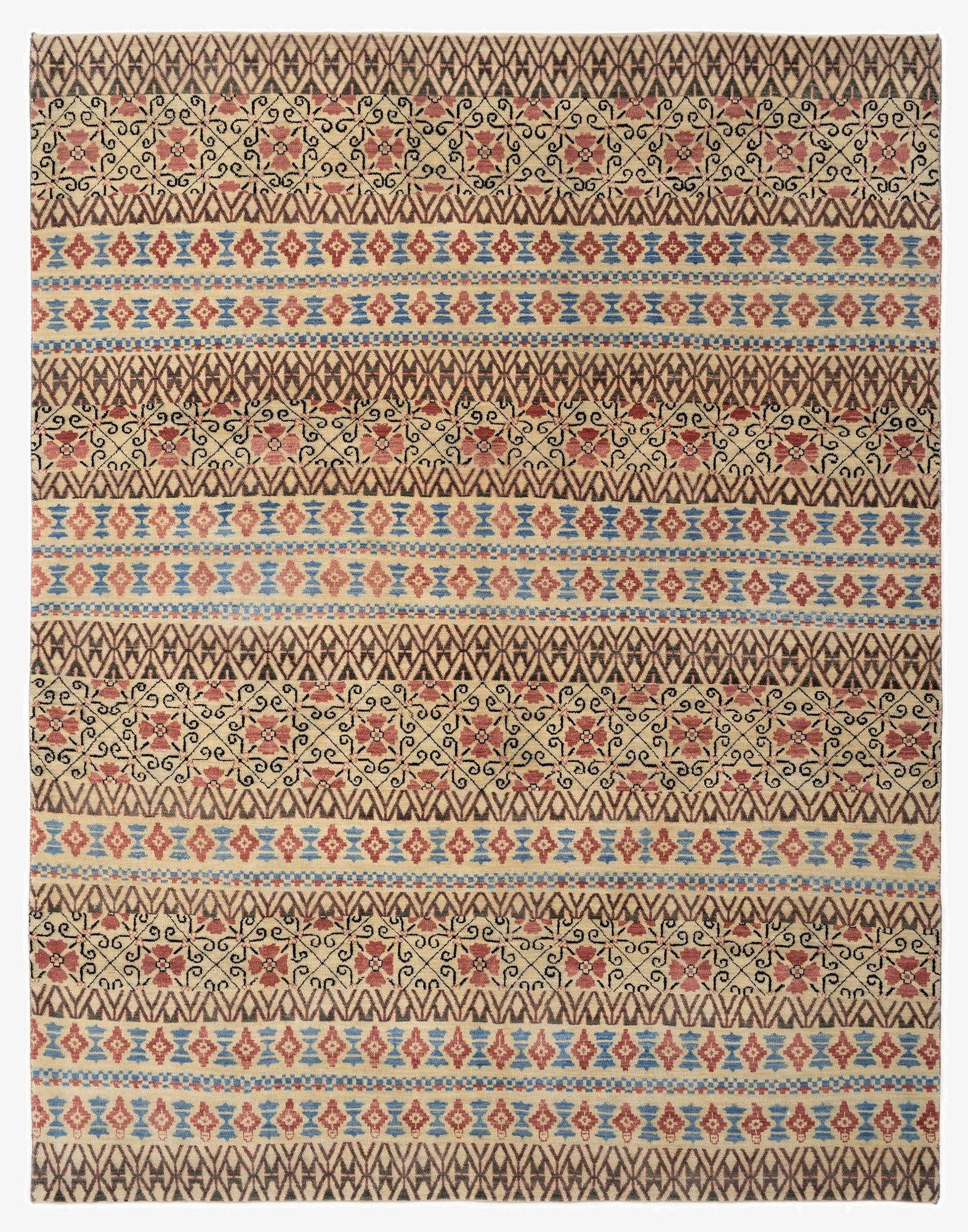 7' 10 x 10'  Hand Knotted Kamla Wool Rug