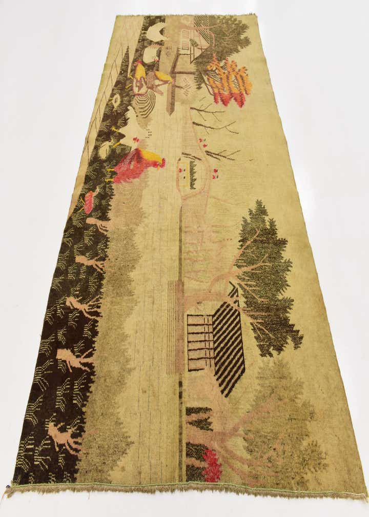 5' 9 x 8' 10 Hand Knotted Karabakh Wool Rug