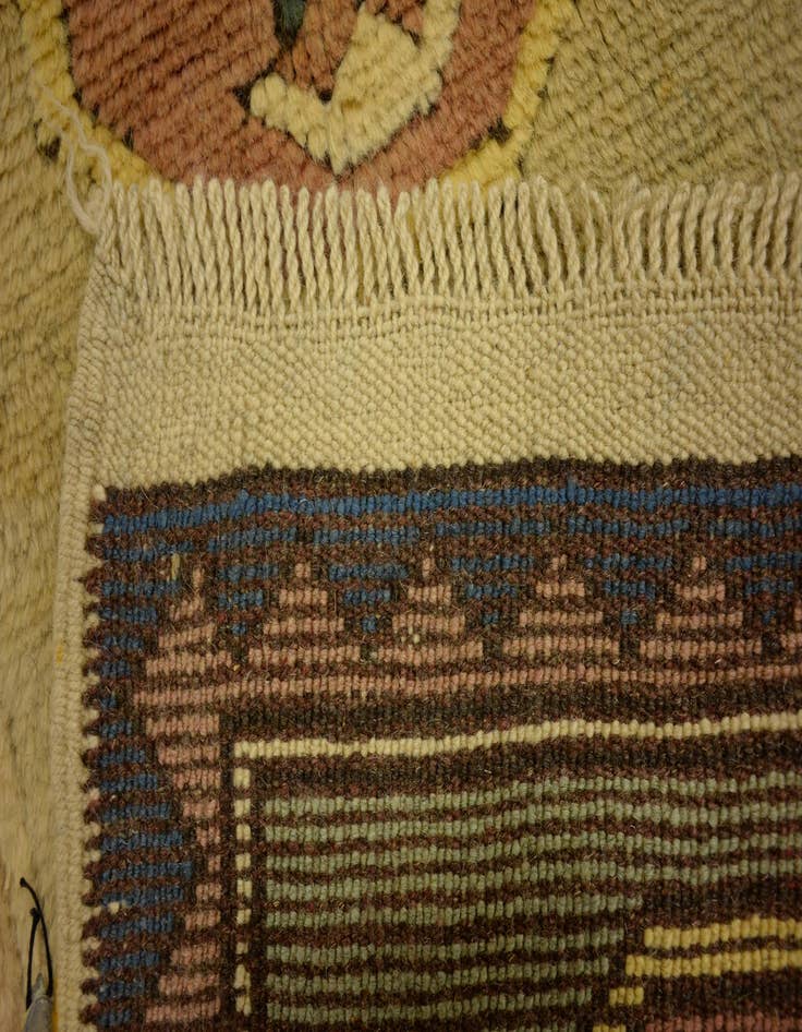 Detail image of 1' 8 x 3' 2 Hand Knotted Kars Wool Rug