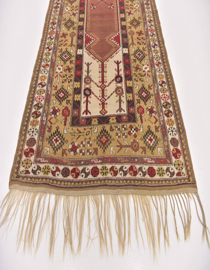 Detail image of 4' 4 x 7' Hand Knotted Kars Oriental Wool Rug