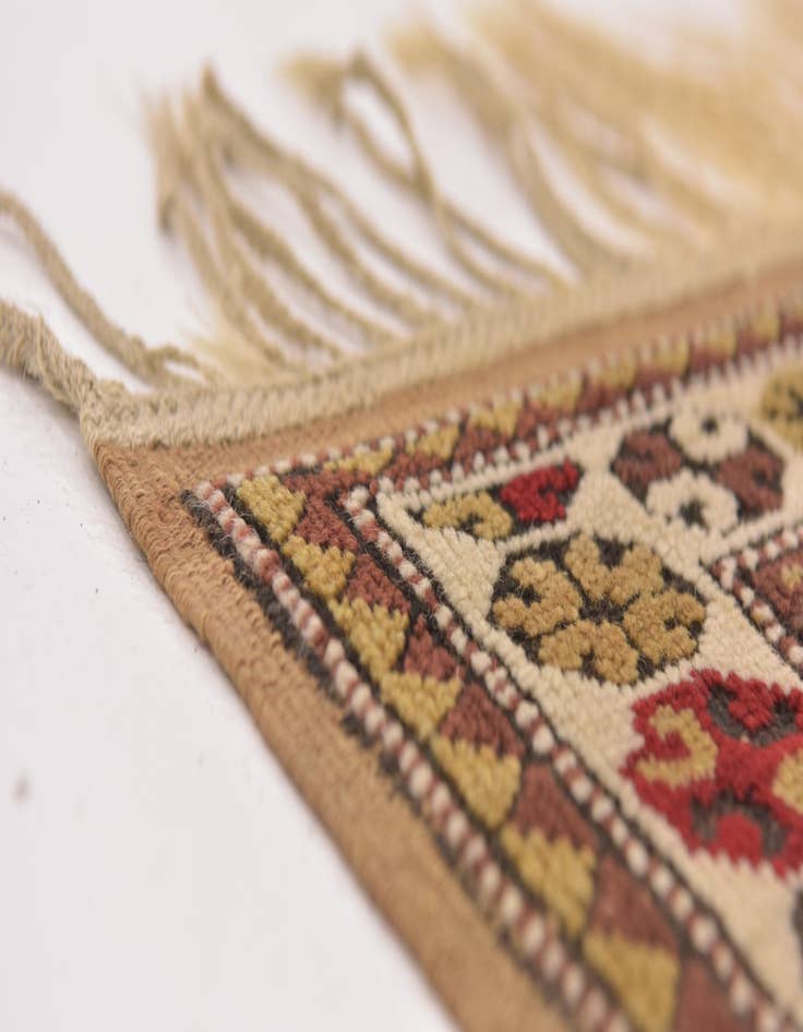 Detail image of 4' 4 x 7' Hand Knotted Kars Oriental Wool Rug