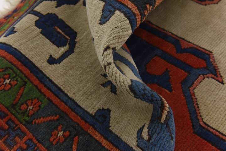 8' x 11' 4 Hand Knotted Kars Wool Rug
