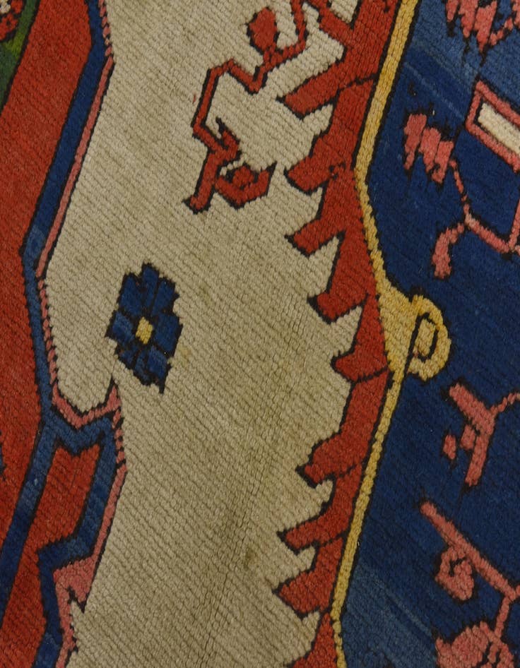 Detail image of 8' x 11' 4 Hand Knotted Kars Wool Rug