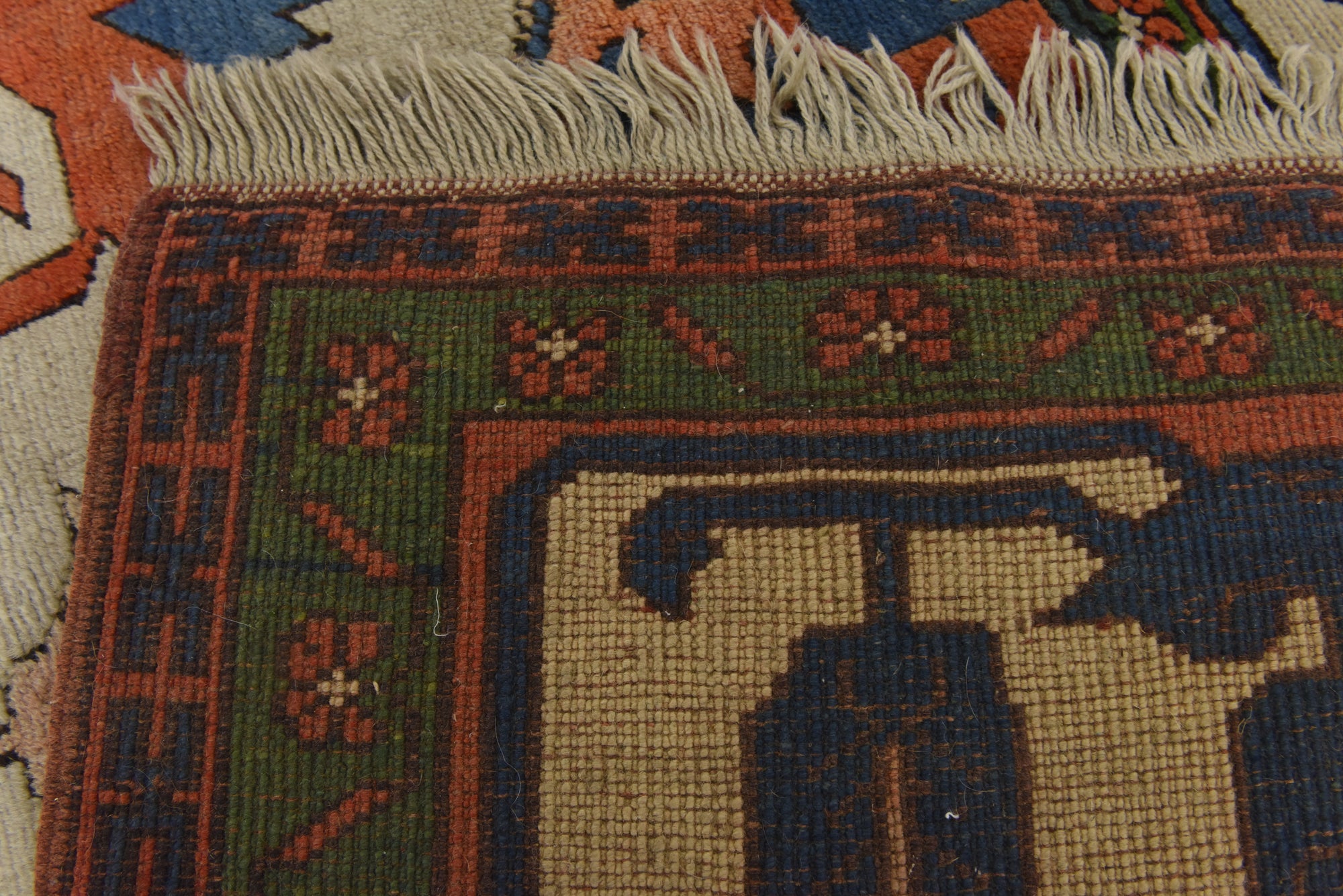 8' x 11' 4 Hand Knotted Kars Wool Rug