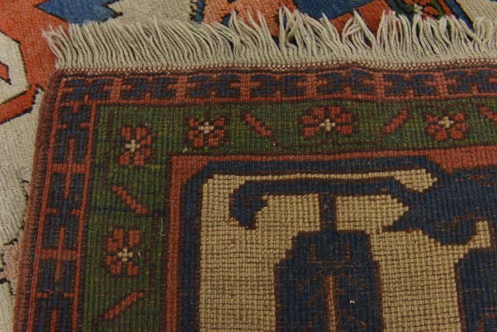 8' x 11' 4 Hand Knotted Kars Wool Rug