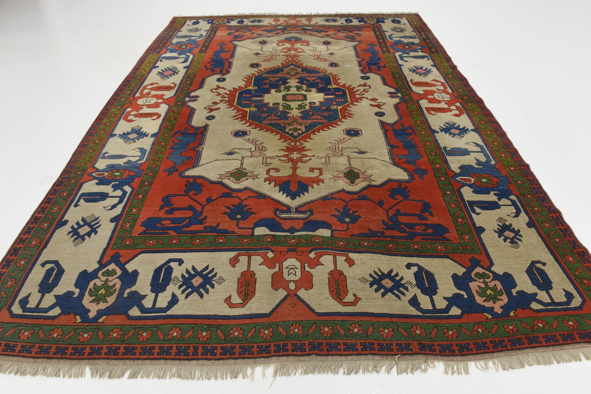 8' x 11' 4 Hand Knotted Kars Wool Rug