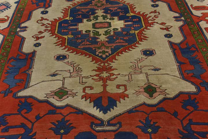 8' x 11' 4 Hand Knotted Kars Wool Rug