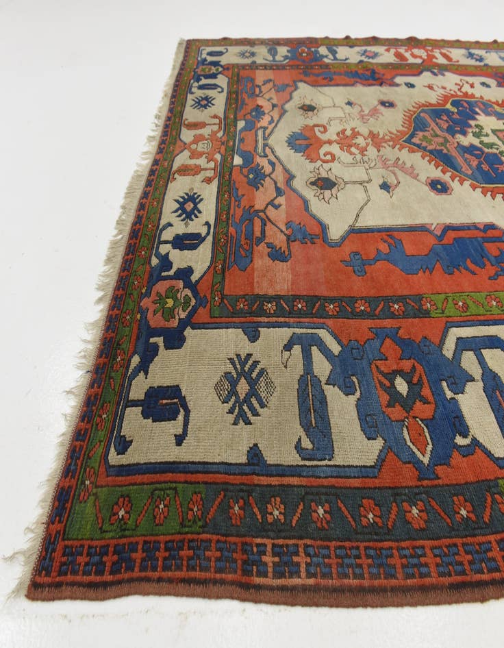 Detail image of 8' x 11' 4 Hand Knotted Kars Wool Rug