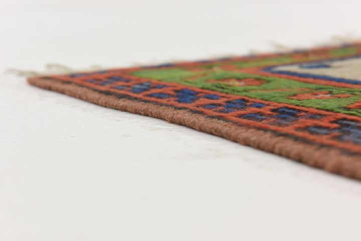 8' x 11' 4 Hand Knotted Kars Wool Rug