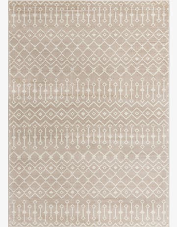 Beige Kasbah Trellis Rug