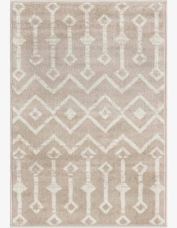 Beige Kasbah Trellis Rug