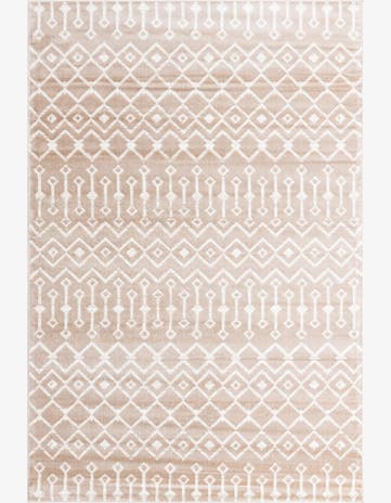Beige Kasbah Trellis Rug