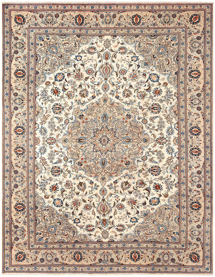 Detail image of 7' 10 x 10' 9 Kashan Wool Rug