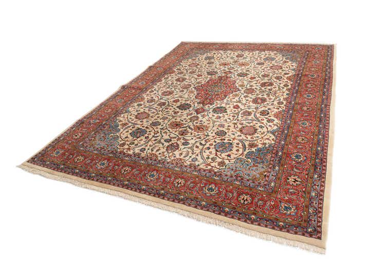 9' 3 x 12' 10 Kashan Rug