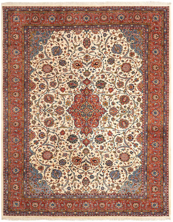 Detail image of 9' 3 x 12' 10 Kashan Rug