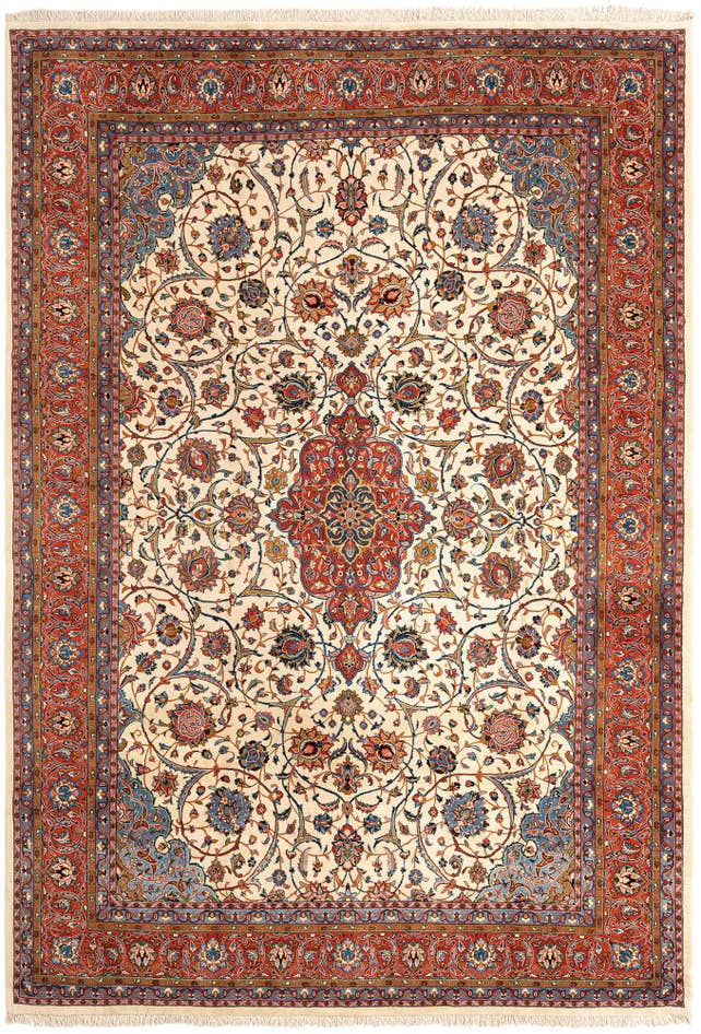 Detail image of 9' 3 x 12' 10 Kashan Rug