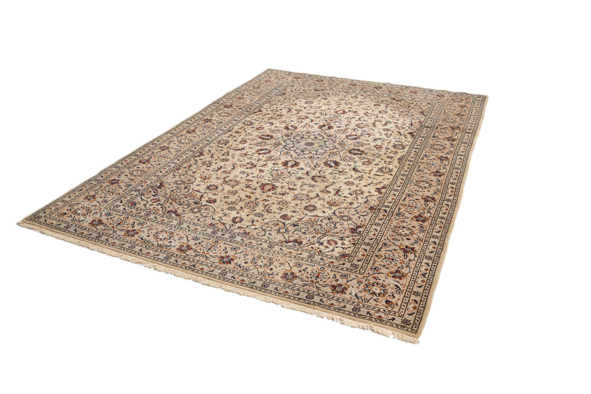 8' 1 x 11' 8 Kashan Wool Rug