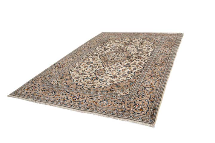 8' x 11' 9 Kashan Wool Rug