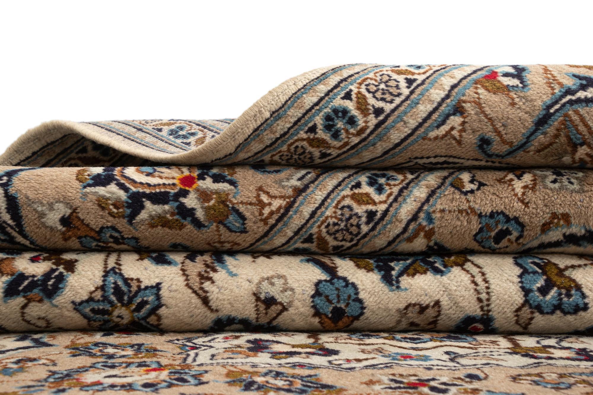 8' x 11' 9 Kashan Wool Rug