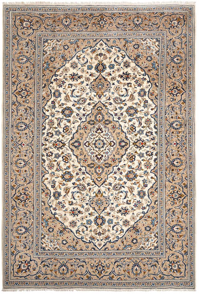 Detail image of 8' x 11' 9 Kashan Wool Rug