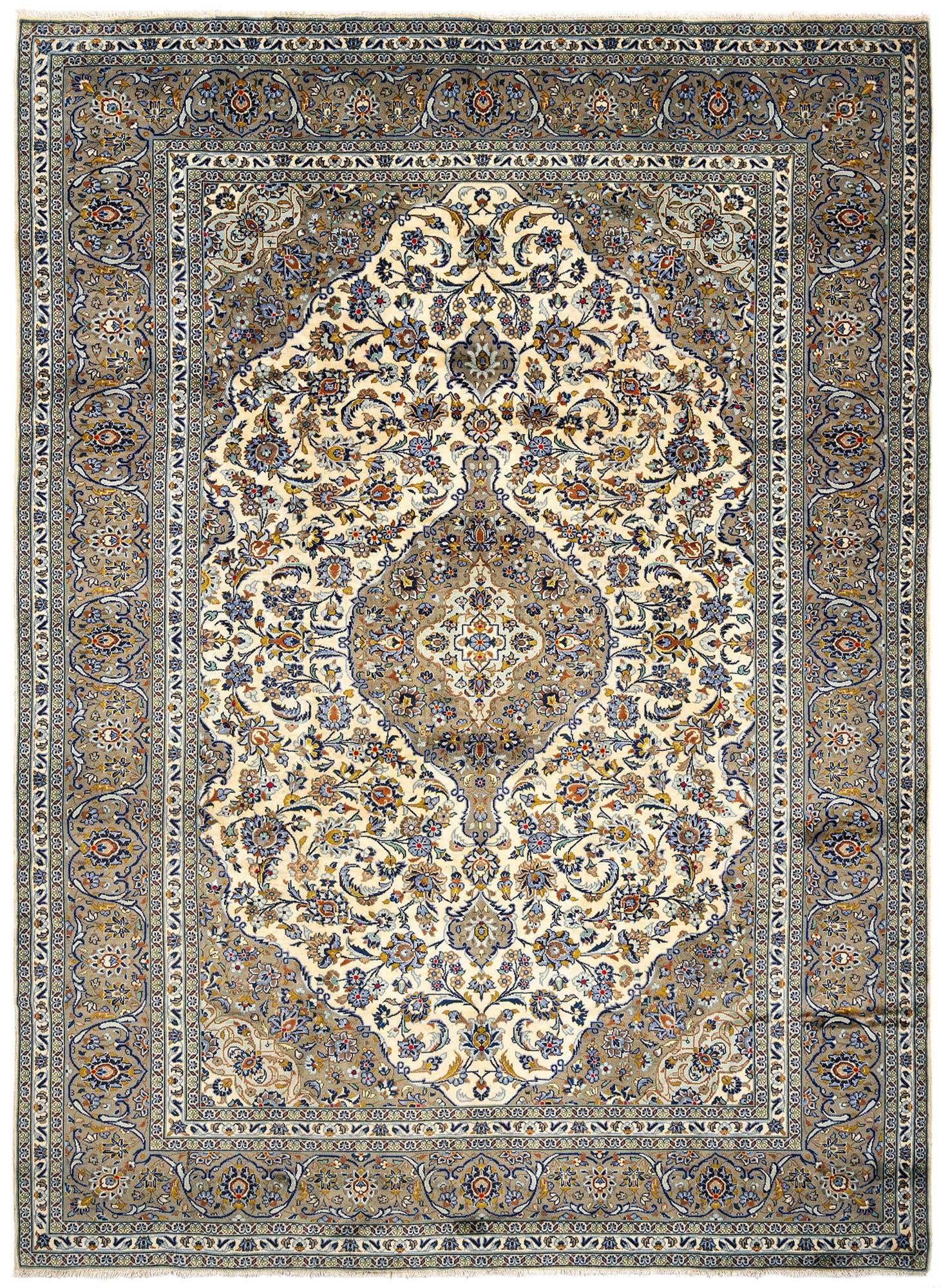 8' 2 x 11' 3 Kashan Wool Rug