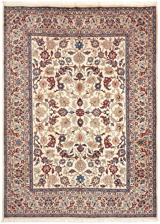 Detail image of 8' 1 x 11' 5 Kashan Wool Rug