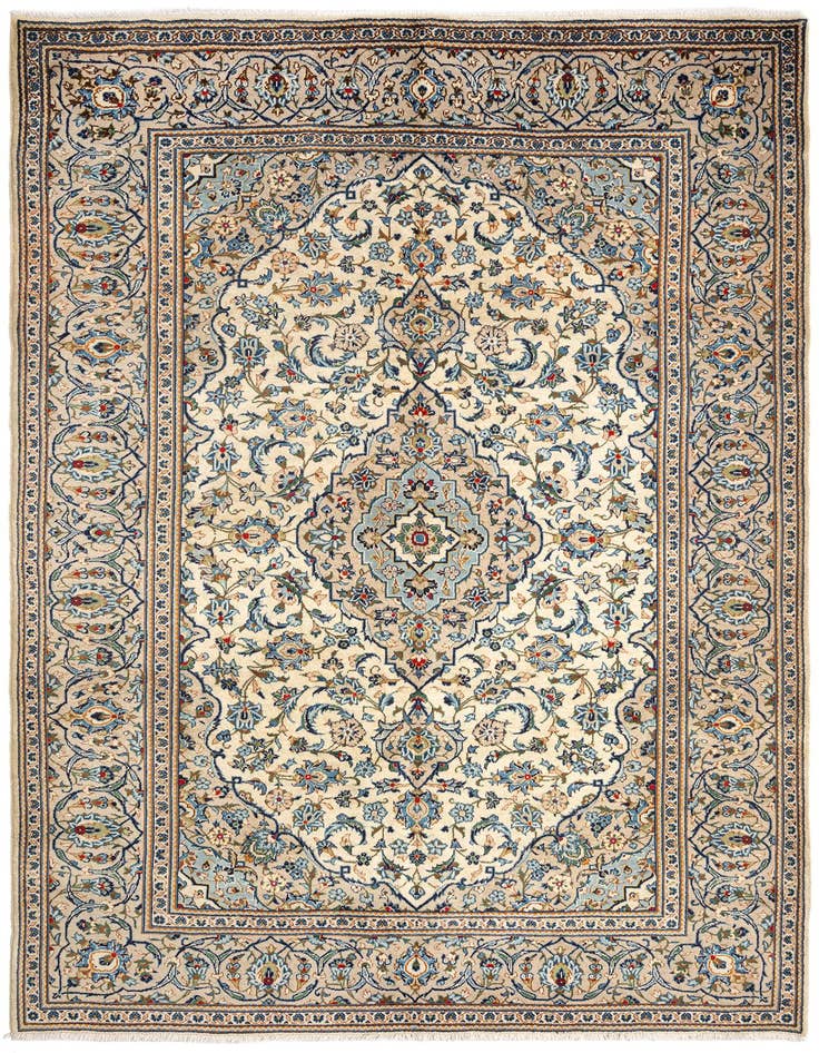 Detail image of 6' 5 x 9' 11 Kashan Wool Rug