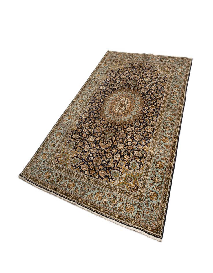 Detail image of 7' 1 x 10' 2 Kashan Wool Rug