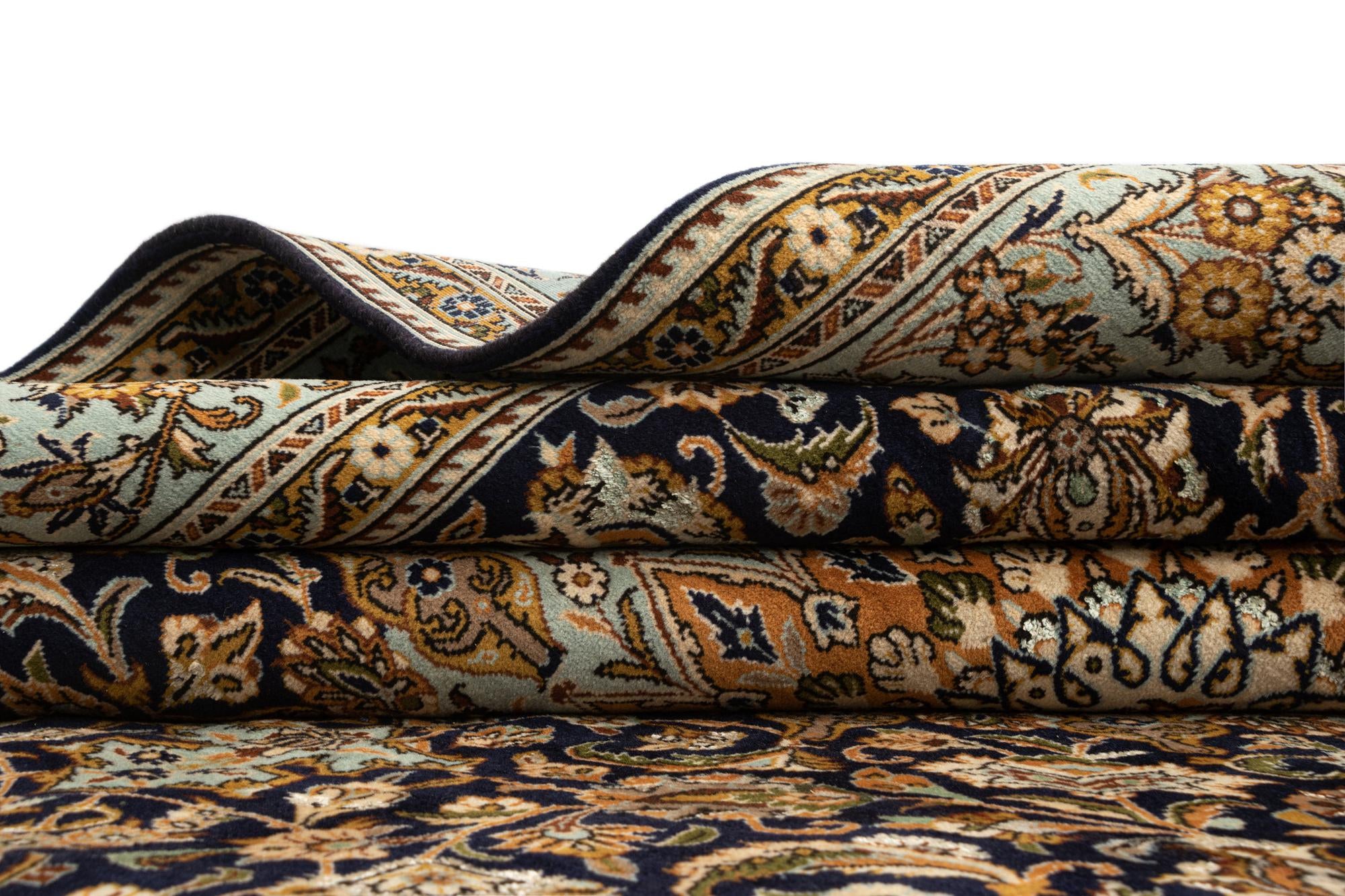 7' 1 x 10' 2 Kashan Wool Rug