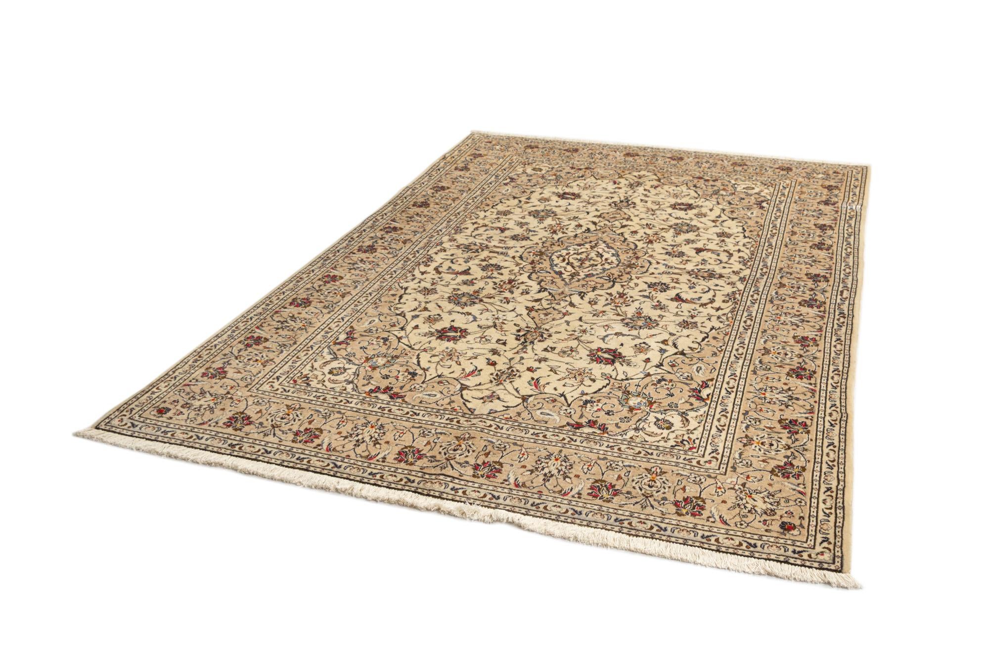 6' 6 x 9' 7 Kashan Wool Rug