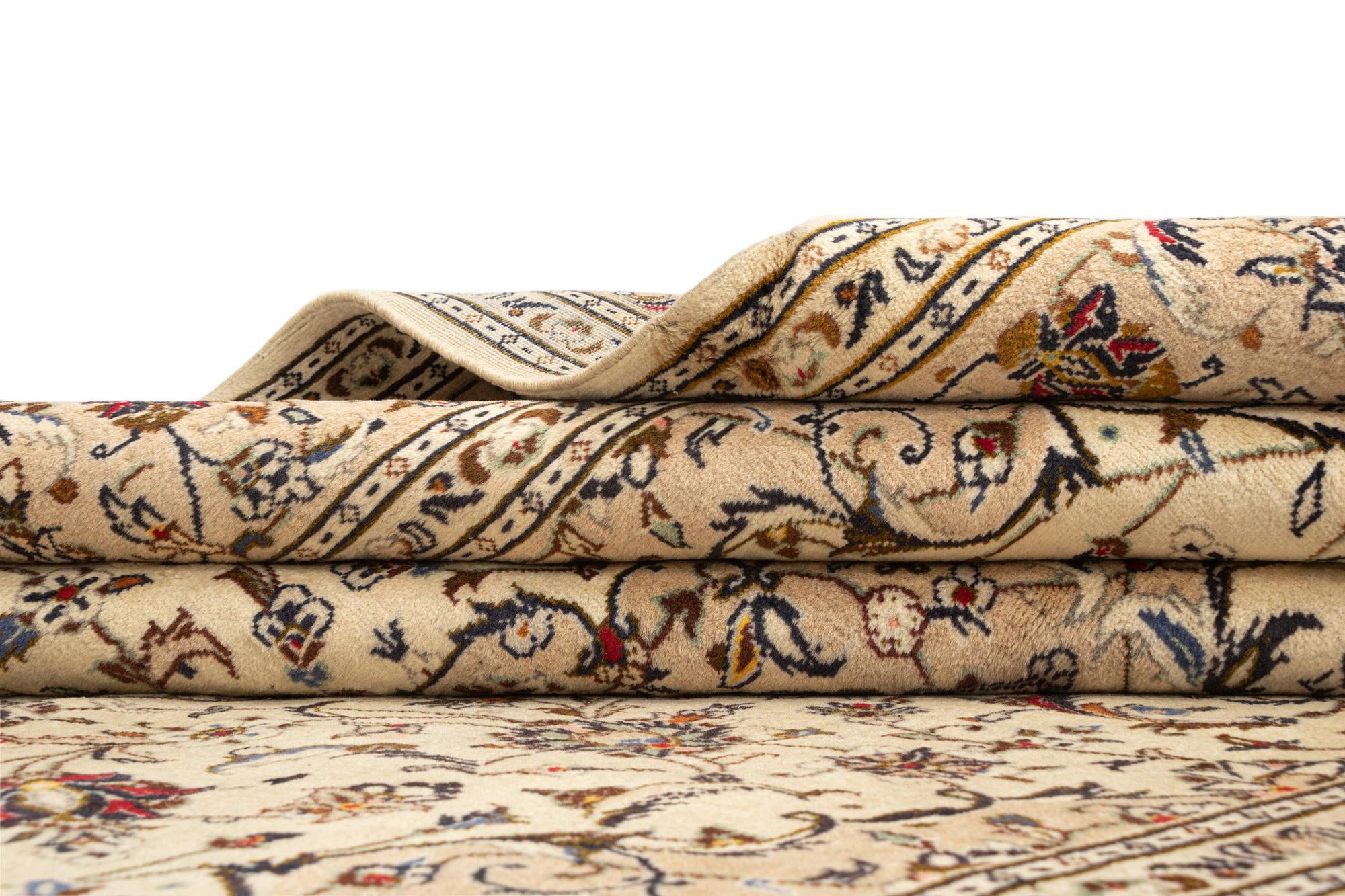 6' 6 x 9' 7 Kashan Wool Rug
