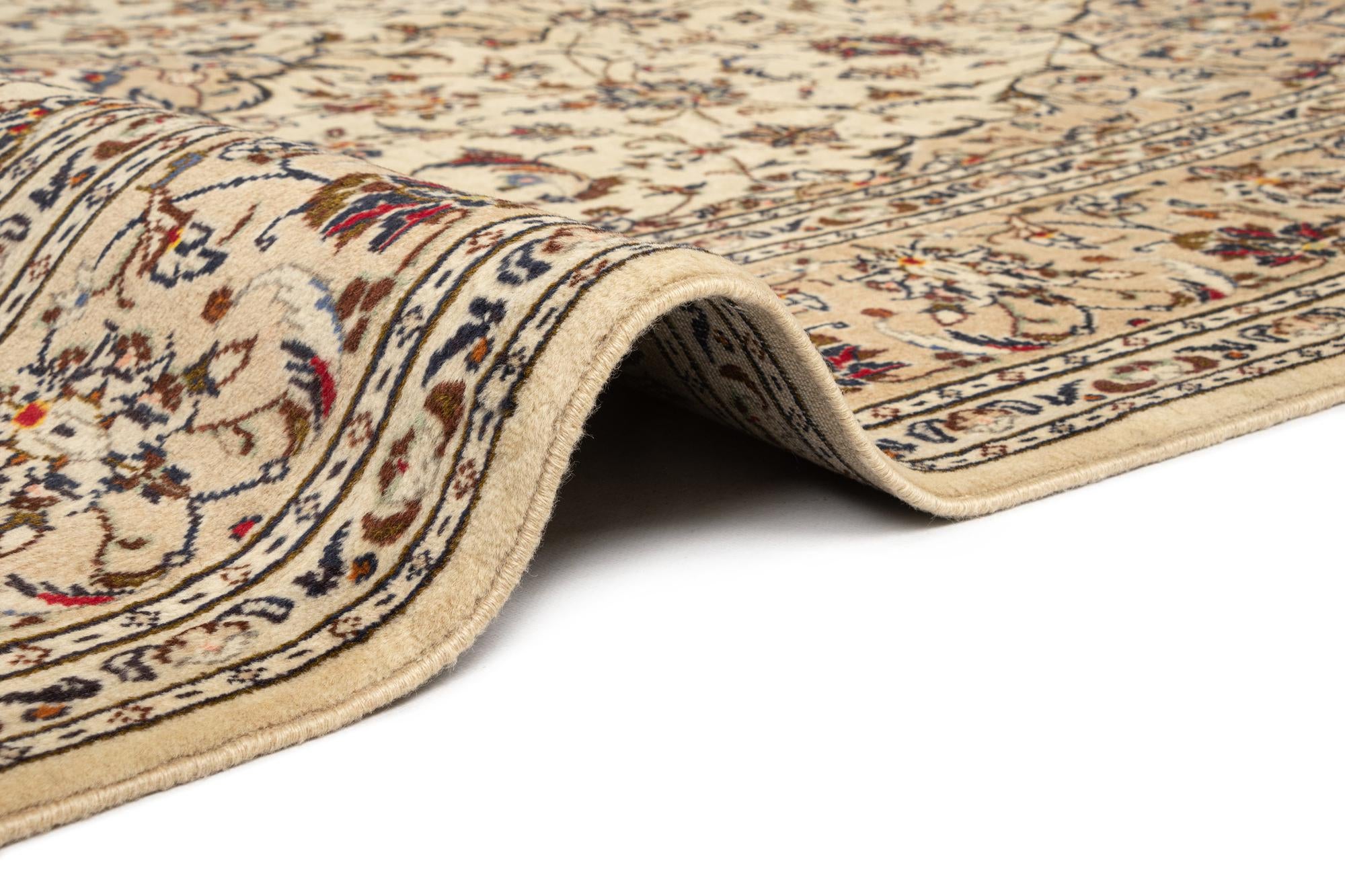 6' 6 x 9' 7 Kashan Wool Rug